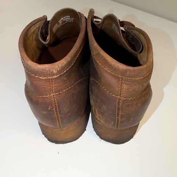 Clarks Originals Wallabee Boot Brown Chukka Leather Crepe Sole Men\'s Size 11M main image 8
